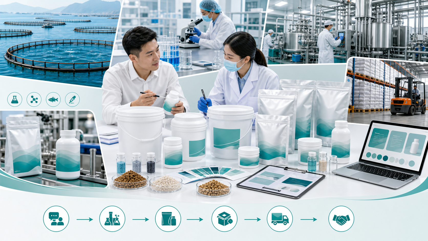 OEM and ODM private label aquaculture product service visual